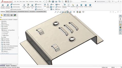 youtube solidworks sheet metal|solidworks sheet metal template.